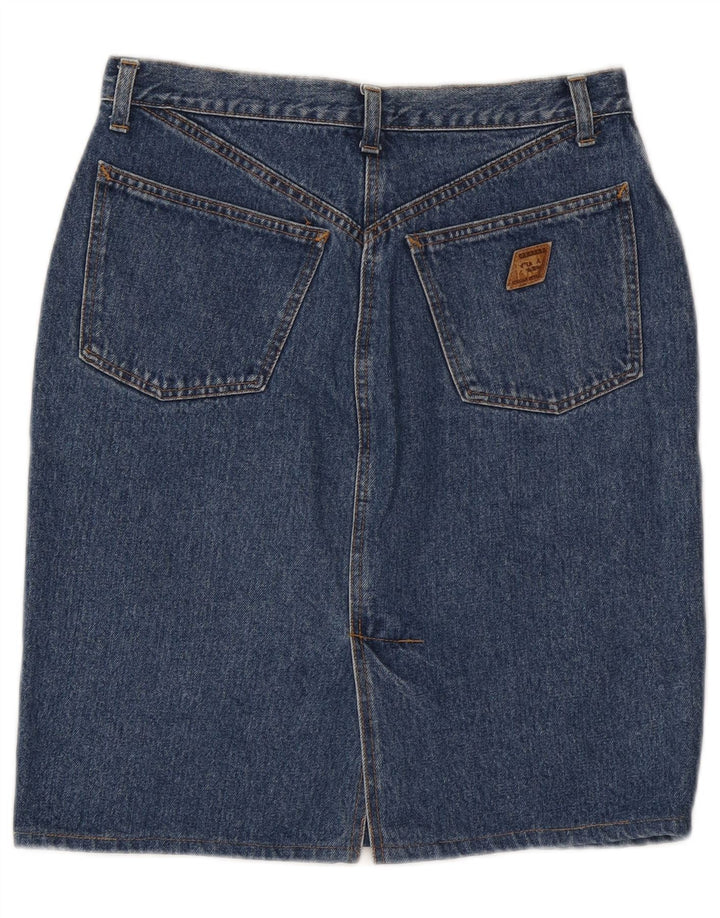 Carrera Womens Denim Skirt Medium W28 Blue
