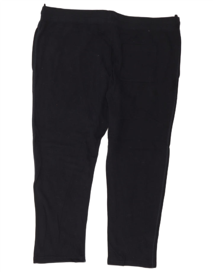 Marks & Spencer Mens Regular Fit Tracksuit Trousers 3XL Navy Blue Cotton