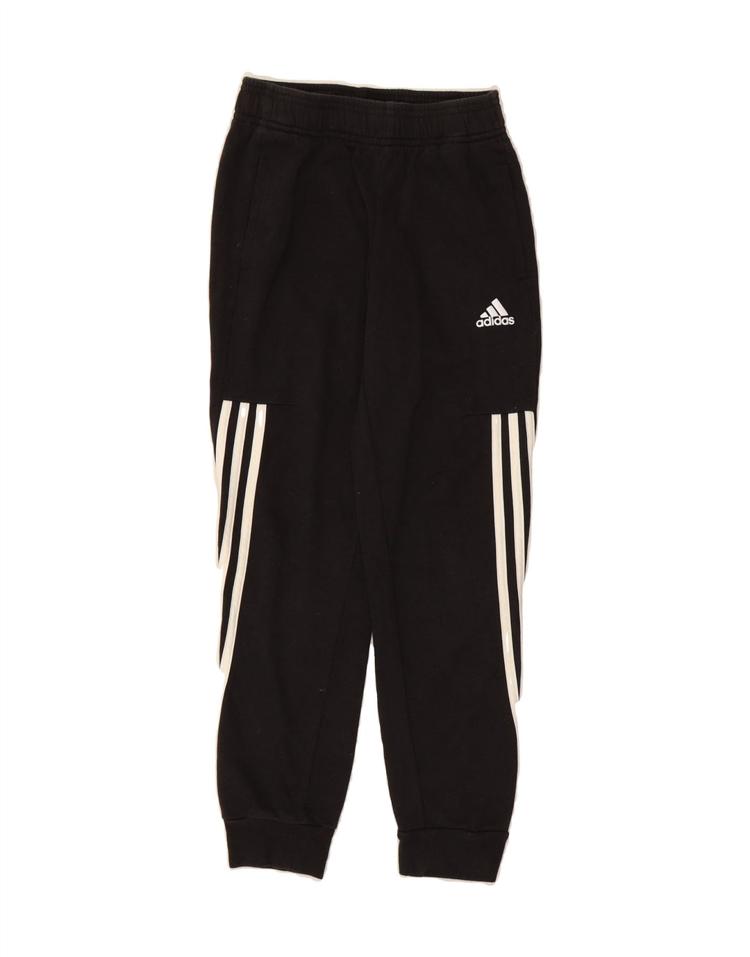 ADIDAS Boys Tracksuit Trousers Joggers 9-10 Years  Black Vintage Adidas and Second-Hand Adidas from Messina Hembry 