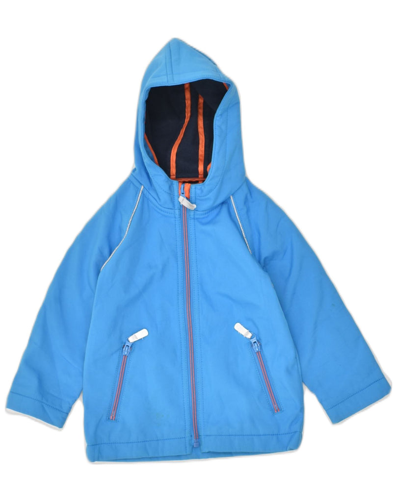 TED BAKER Boys Hooded Windbreaker Jacket 2-3 Years Blue Polyester | Vintage Ted Baker | Thrift | Second-Hand Ted Baker | Used Clothing | Messina Hembry 