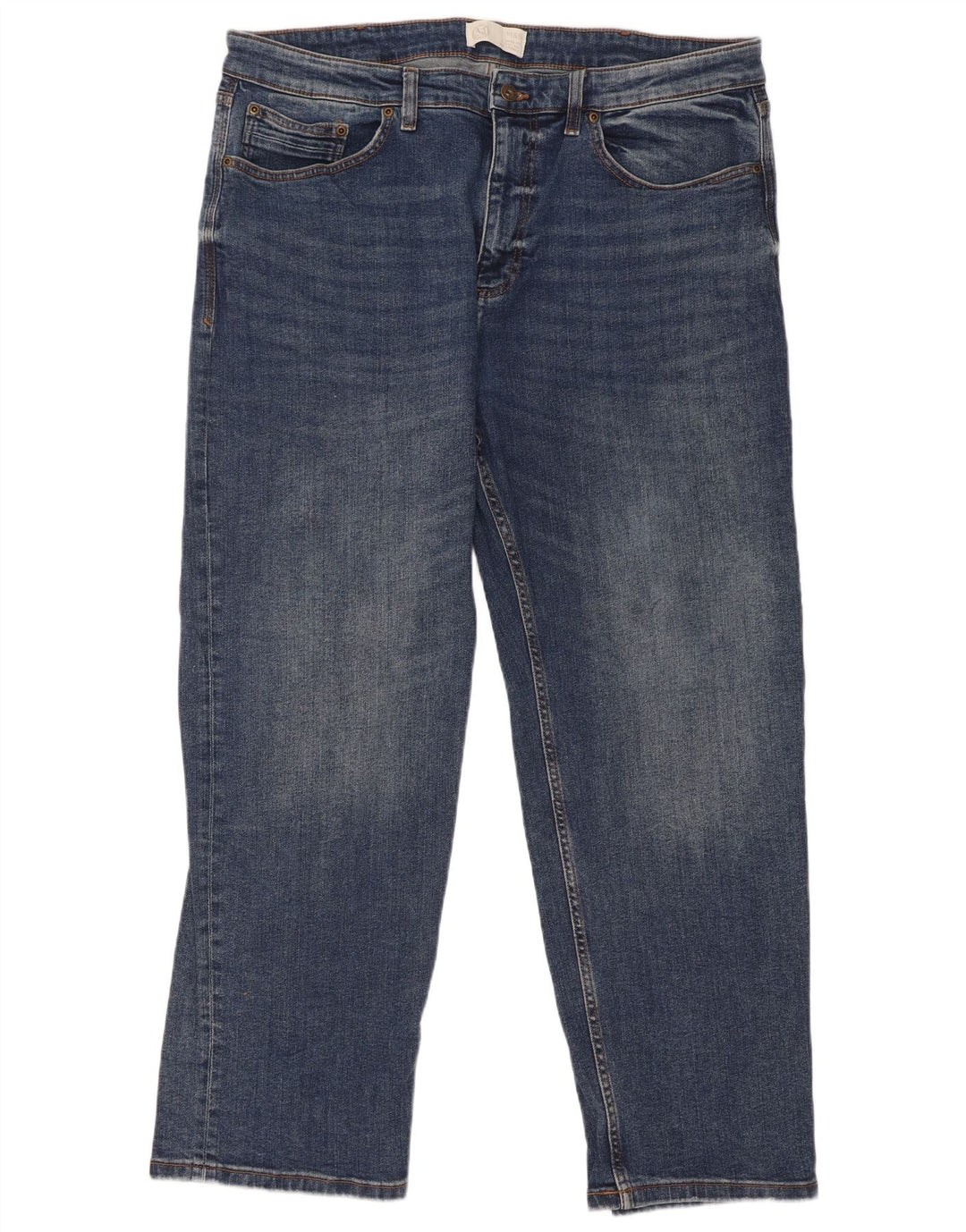 Marks & Spencer Mens Loose Jeans  W38 L31 Navy Blue Cotton
