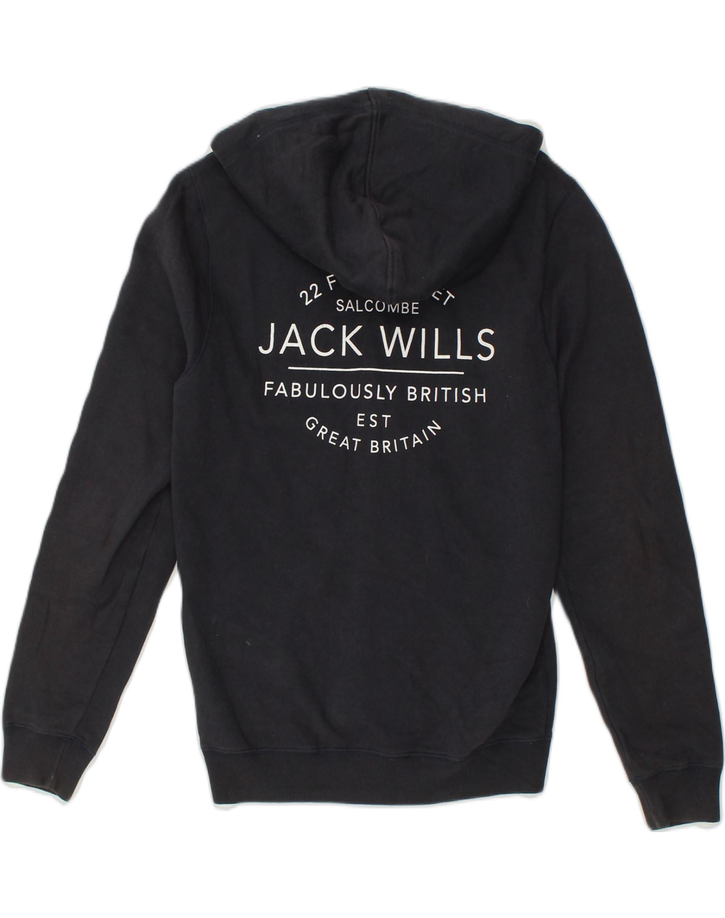 Jack wills discount black zip hoodie