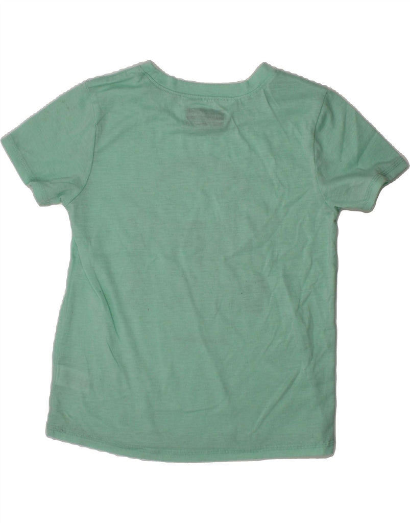 EDDIE BAUER Girls Graphic T-Shirt Top 10-11 Years Medium  Turquoise Vintage Eddie Bauer and Second-Hand Eddie Bauer from Messina Hembry 