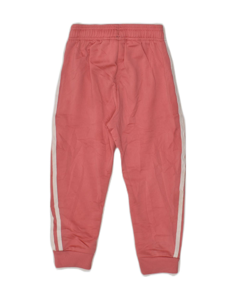 ADIDAS Girls Tracksuit Trousers Joggers 4-5 Years Pink Polyester | Vintage Adidas | Thrift | Second-Hand Adidas | Used Clothing | Messina Hembry 