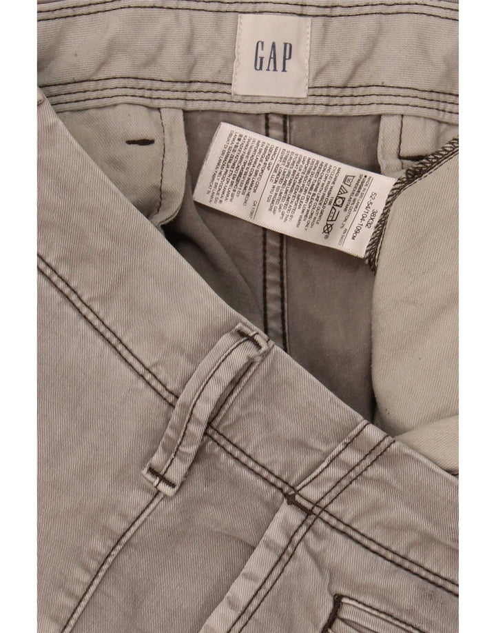 Gap Mens Slim Chino Trousers W38 L32 Grey Cotton