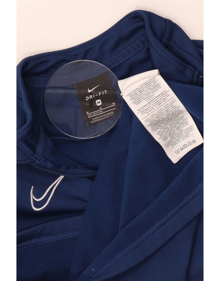 Nike Boys Dri Fit Pullover Tracksuit Top 10-11 Years Medium Navy Blue