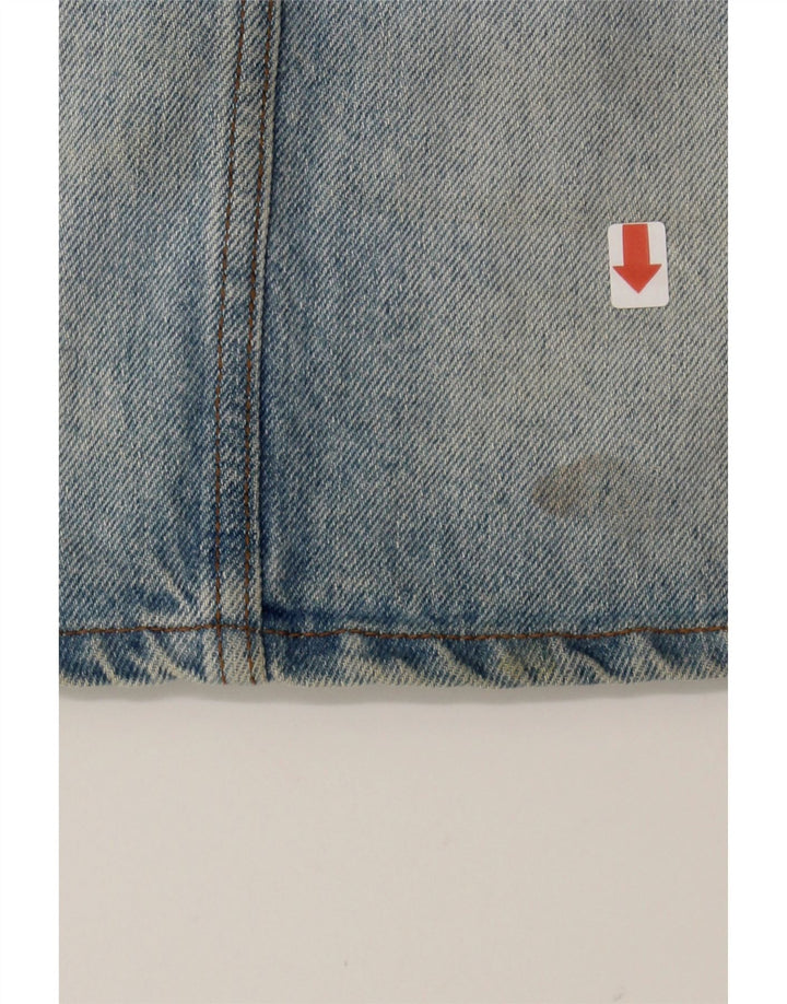 UNCLE SAM Womens Denim Skirt UK 10 Small W27 Blue Vintage Uncle Sam and Second-Hand Uncle Sam from Messina Hembry 