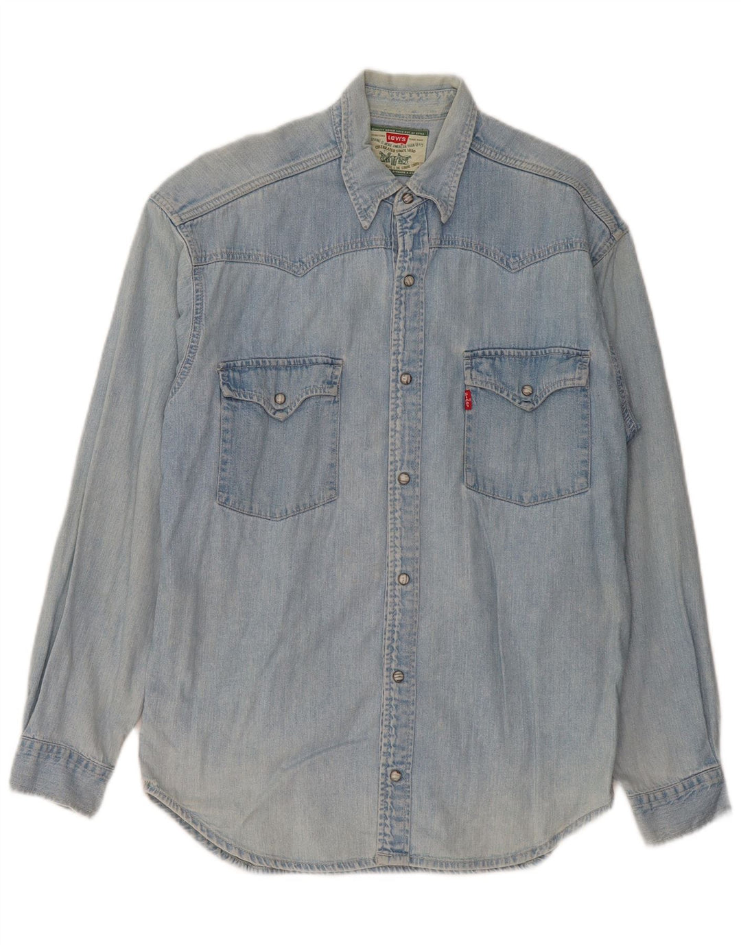 Levi's Mens Denim Shirt Medium Blue
