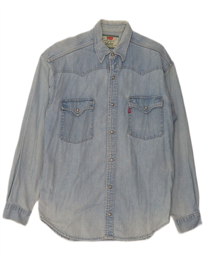 Levi's Mens Denim Shirt Medium Blue