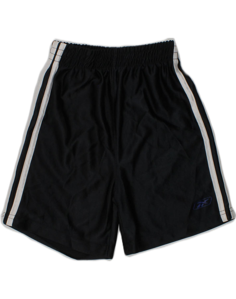 REEBOK Boys Sport Shorts 3-4 Years Black Polyester | Vintage Reebok | Thrift | Second-Hand Reebok | Used Clothing | Messina Hembry 