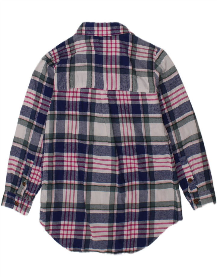 JOULES Girls Flannel Shirt 5-6 Years Multicoloured Check Cotton Vintage Joules and Second-Hand Joules from Messina Hembry 