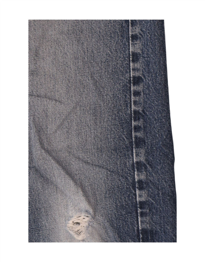 Lee Mens Straight Jeans W33 L32 Blue Cotton