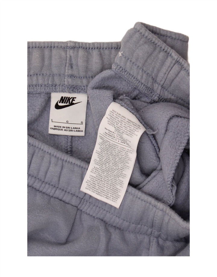Nike Mens Tracksuit Trousers Joggers Large Blue Cotton