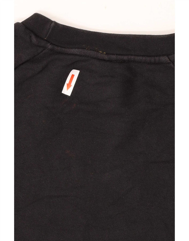 Adidas Mens Graphic Sweatshirt Jumper Medium Black