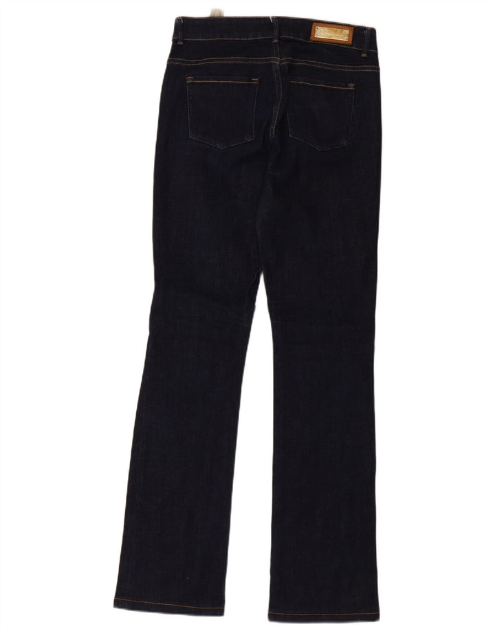 Massimo Dutti Womens Bootcut Jeans EU 36 XS W26 L31 Navy Blue Cotton