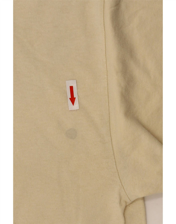 Champion Mens T-Shirt Top Large Beige