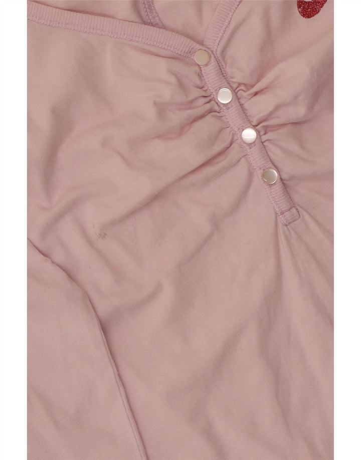 Nike Womens Top Long Sleeve UK 10/12 Medium Pink