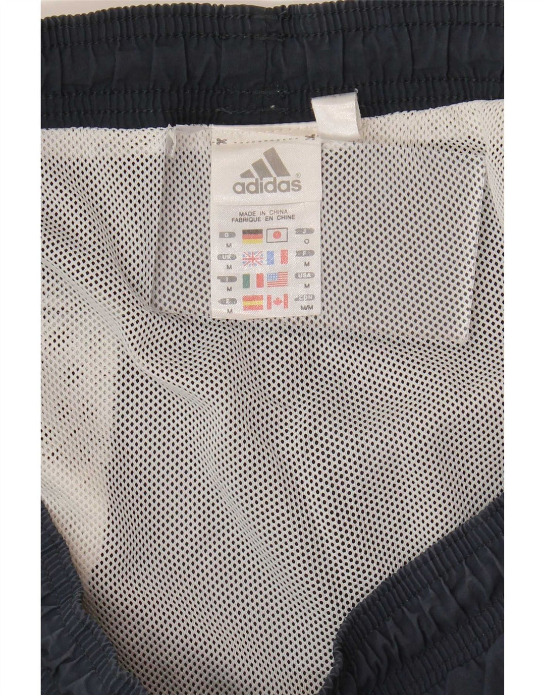 Adidas Mens Graphic Sport Shorts Medium Navy Blue Polyamide