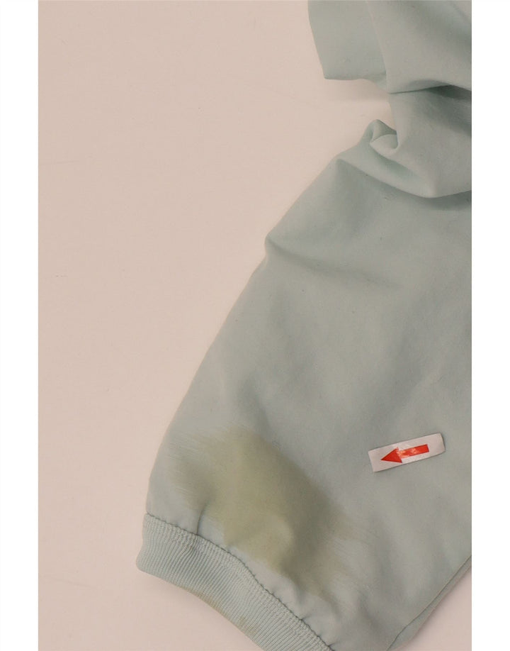 Adidas Boys Tracksuit Top Jacket 15-16 Years Green Striped Polyester