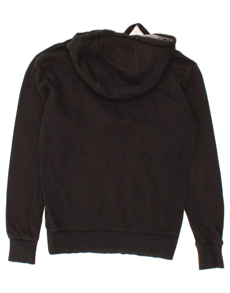 ARENA Mens Graphic Hoodie Jumper XS Black Cotton Vintage Arena and Second-Hand Arena from Messina Hembry 