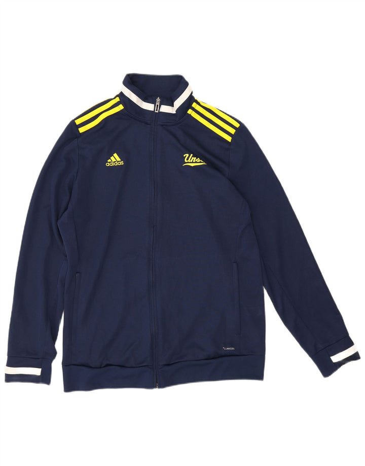 Adidas Mens Climacool Tracksuit Top Jacket Large Navy Blue Colourblock