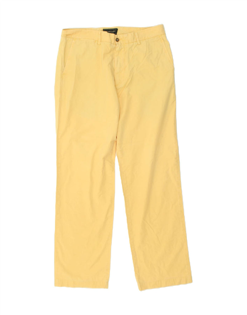 MARLBORO CLASSICS Mens Straight Chino Trousers IT 52 XL W34 L31  Yellow | Vintage Marlboro Classics | Thrift | Second-Hand Marlboro Classics | Used Clothing | Messina Hembry 