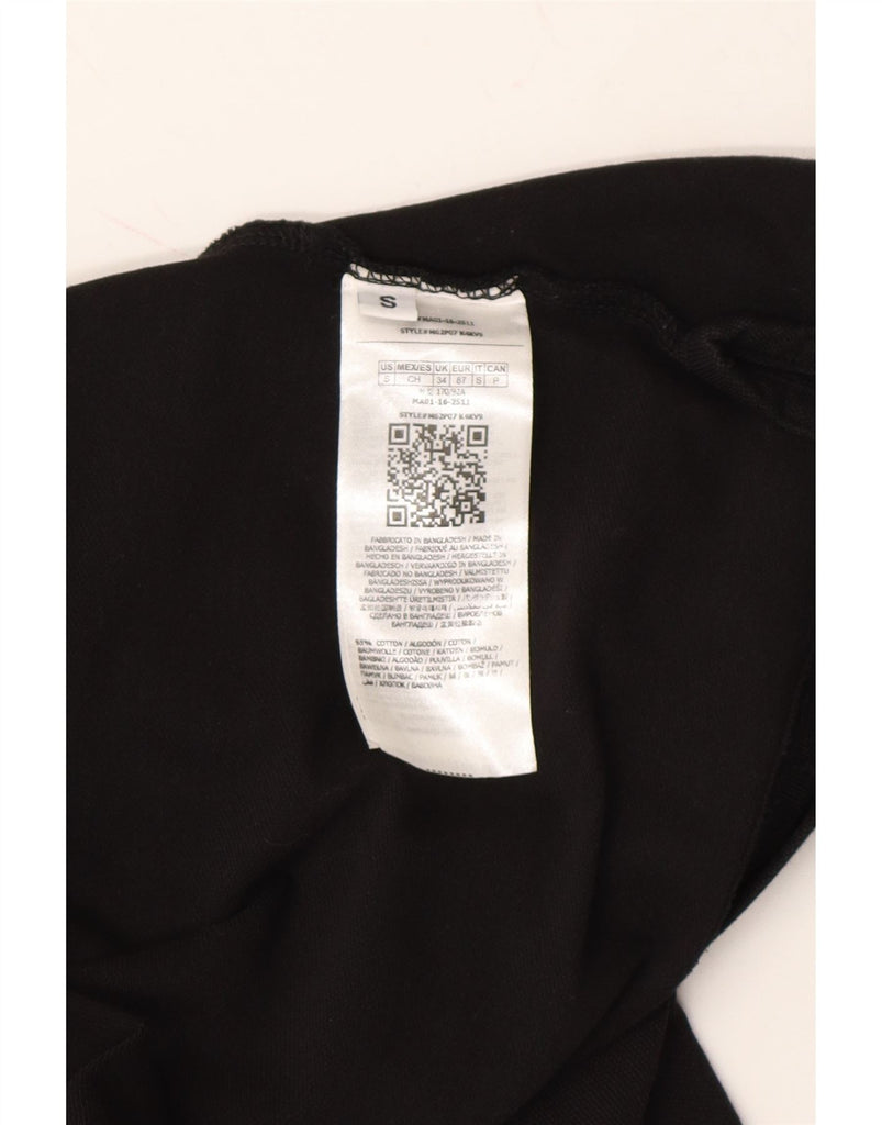 GUESS Mens Polo Shirt Small Black Cotton Vintage Guess and Second-Hand Guess from Messina Hembry 