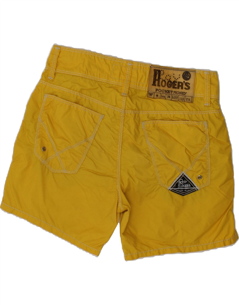 ROY ROGERS Boys Casual Shorts 9-10 Years W26  Yellow Polyamide | Vintage Roy Rogers | Thrift | Second-Hand Roy Rogers | Used Clothing | Messina Hembry 