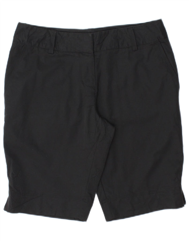 ADIDAS Womens Climalite Chino Shorts UK 6 XS W30  Black Polyester