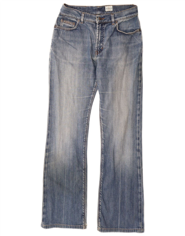 Calvin Klein Womens Bootcut Jeans W26 L30 Blue