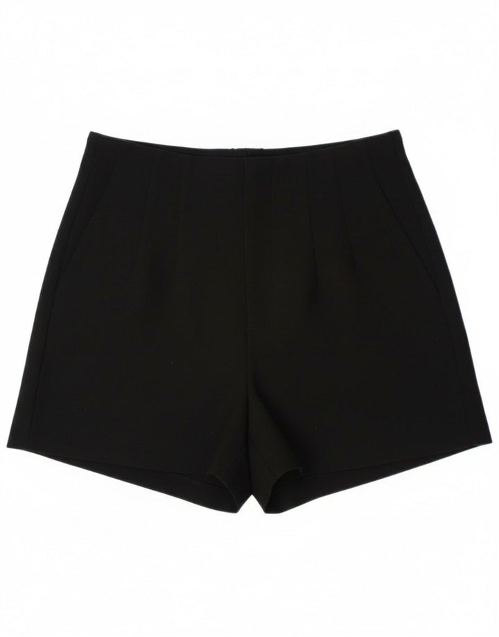 Zara Womens Chino Shorts Medium W28 Black Polyester