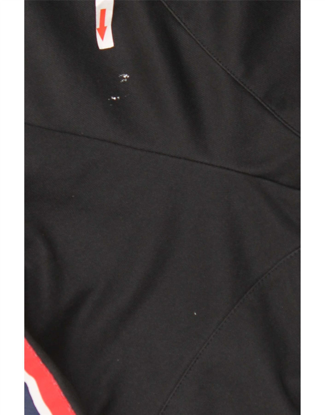 Reebok Mens Graphic Tracksuit Top Jacket Large Black Colourblock Cotton