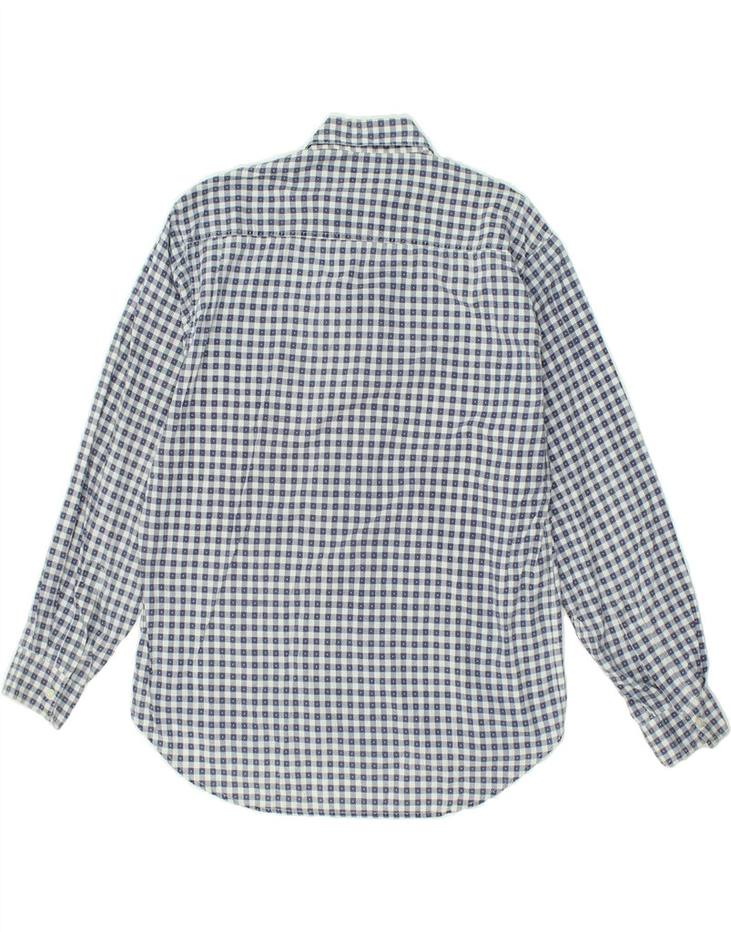 IVY OXFORD Mens Shirt Medium Blue Check Cotton | Vintage Ivy Oxford | Thrift | Second-Hand Ivy Oxford | Used Clothing | Messina Hembry 