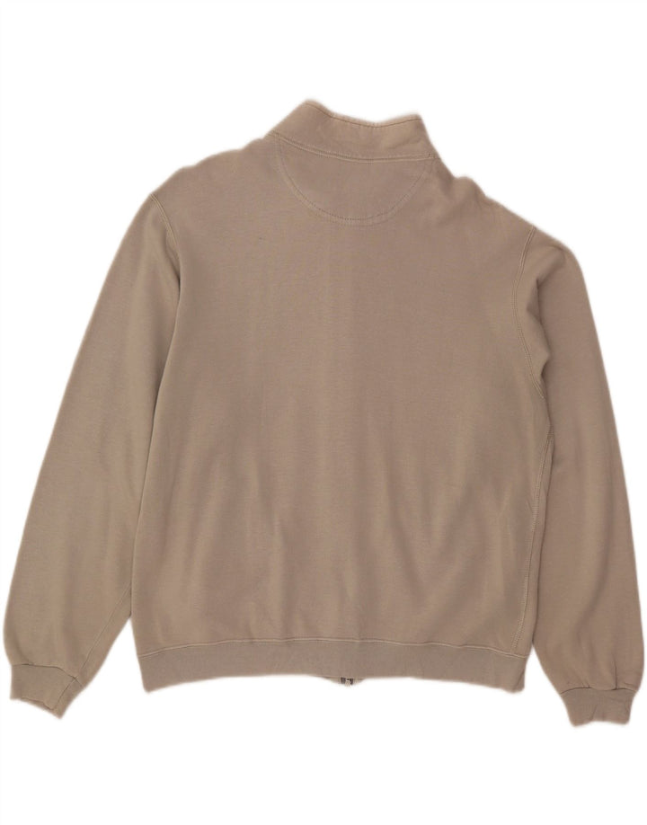 Champion Mens Tracksuit Top Jacket Small Beige