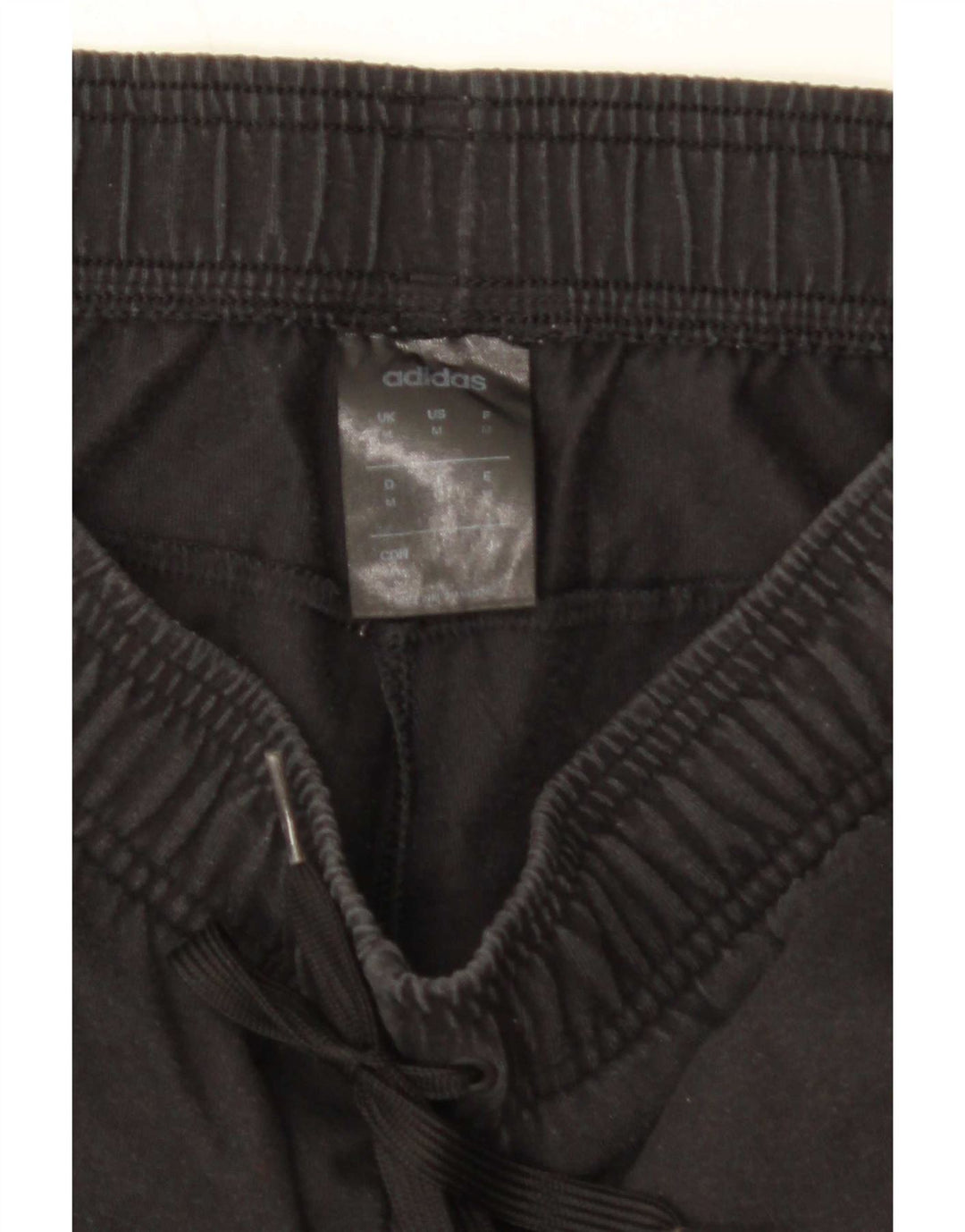 Adidas Mens Tracksuit Trousers Medium Black Cotton