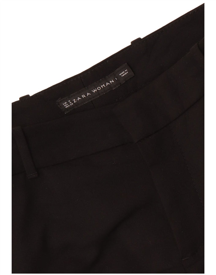 Zara Womens Slim Chino Trousers Medium W28 L28 Black