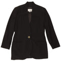 Vintage Womens 1 Button Blazer Jacket IT 44 Medium Black