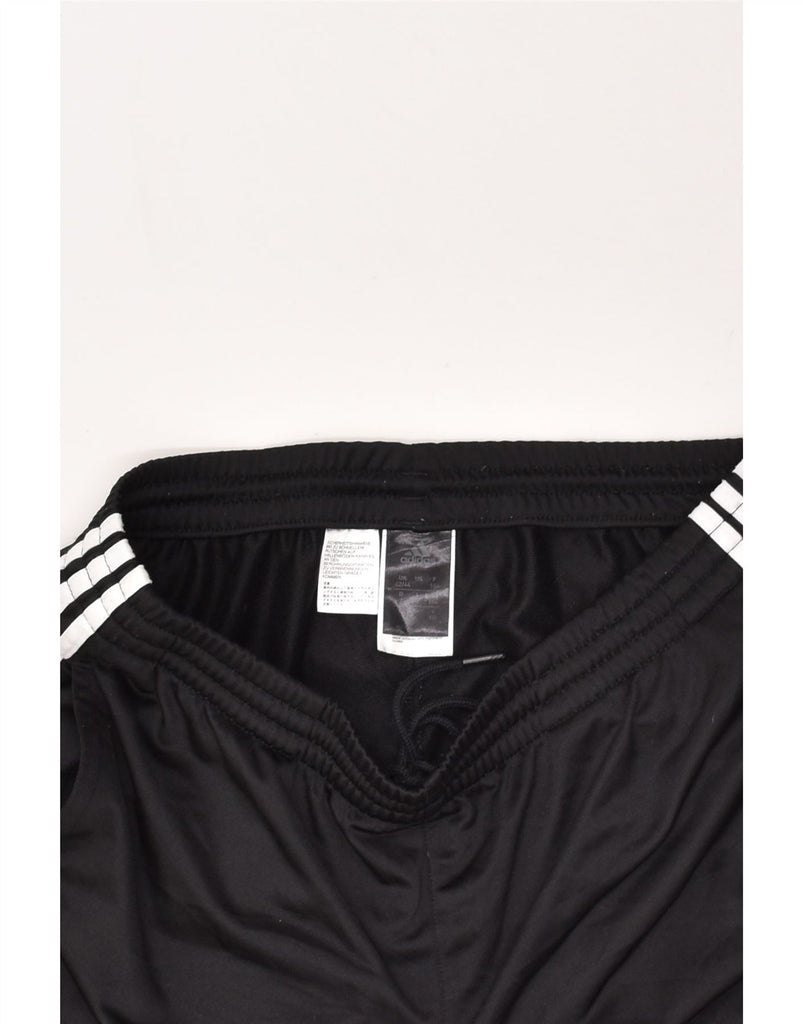 ADIDAS Mens Tracksuit Trousers Size 42/44 Large Black Polyester | Vintage Adidas | Thrift | Second-Hand Adidas | Used Clothing | Messina Hembry 