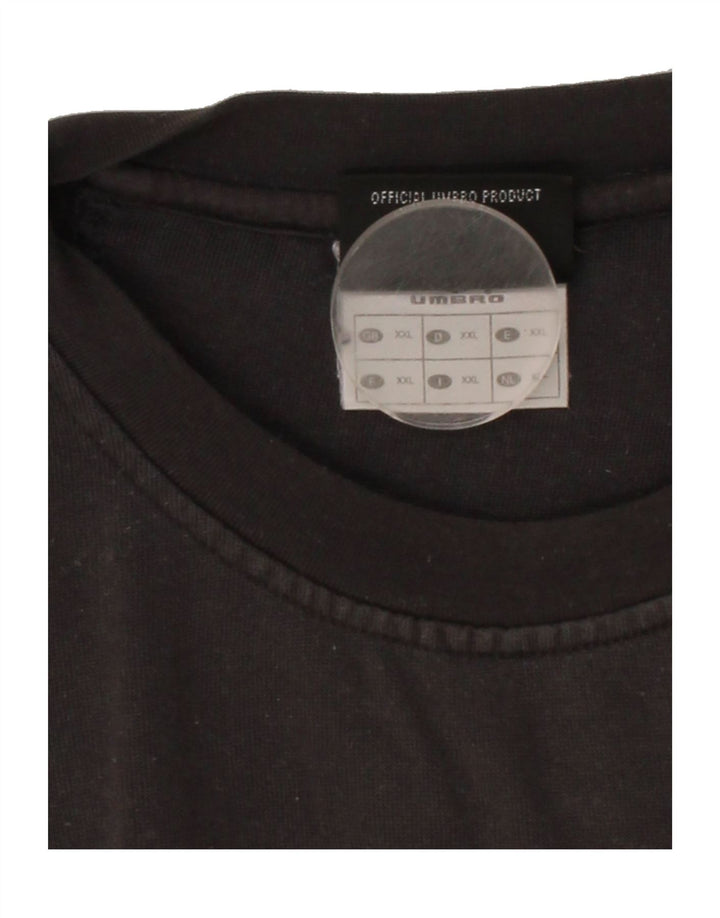 UMBRO Mens Graphic Sweatshirt Jumper 2XL Grey Cotton Vintage Umbro and Second-Hand Umbro from Messina Hembry 