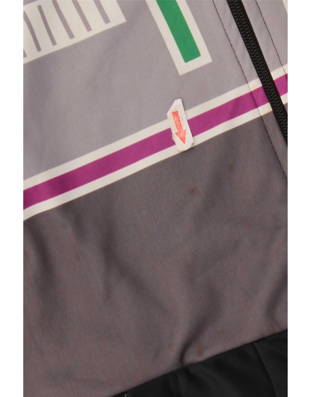 F.LLI Campagnolo Mens Tracksuit Top Jacket UK 36 Small Black Colourblock