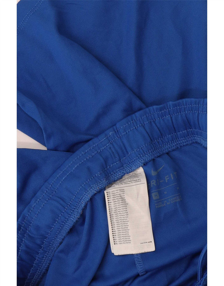 Nike Womens Dri Fit Sport Shorts UK 14 Medium Blue Polyester