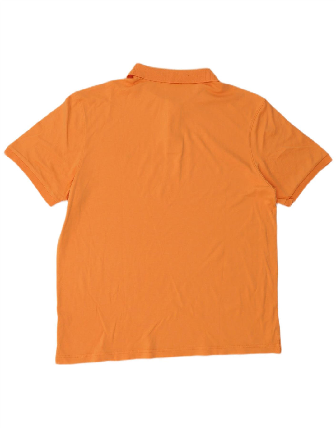Calvin Klein Mens Polo Shirt XL Orange Cotton