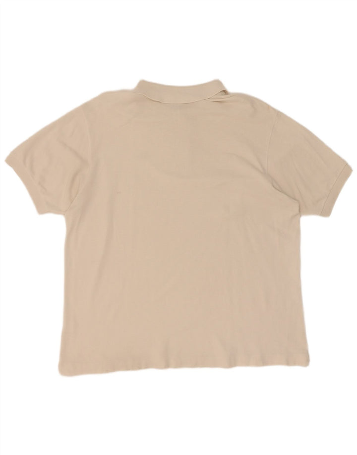 Lacoste Mens Polo Shirt Size 6 XL White