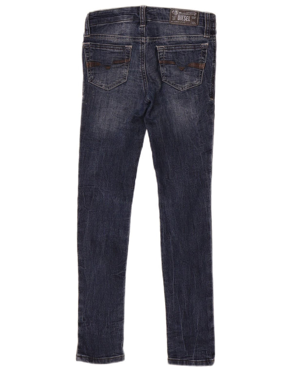 Diesel Boys Skinny Jeans 7-8 Years W22 L24 Blue Cotton