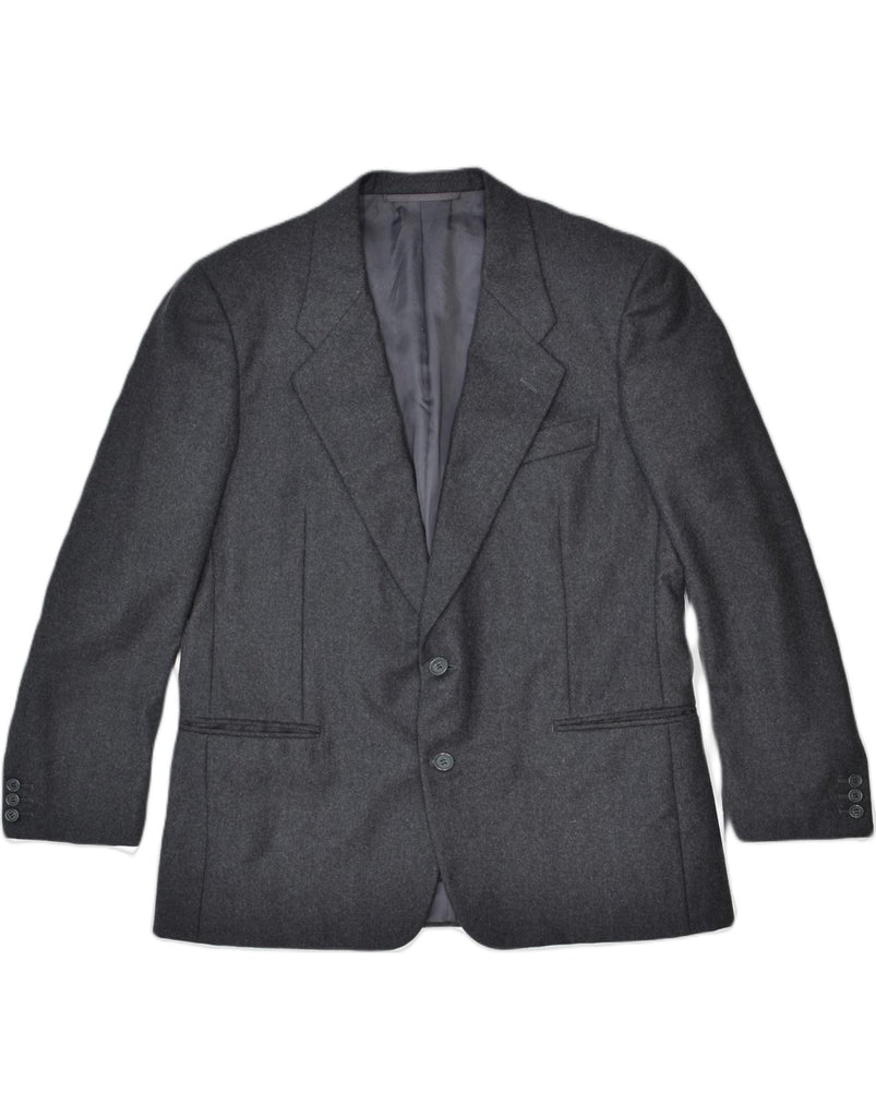 PAL ZILERI Mens 2 Button Blazer Jacket IT 48 Medium Grey Virgin Wool | Vintage | Thrift | Second-Hand | Used Clothing | Messina Hembry 