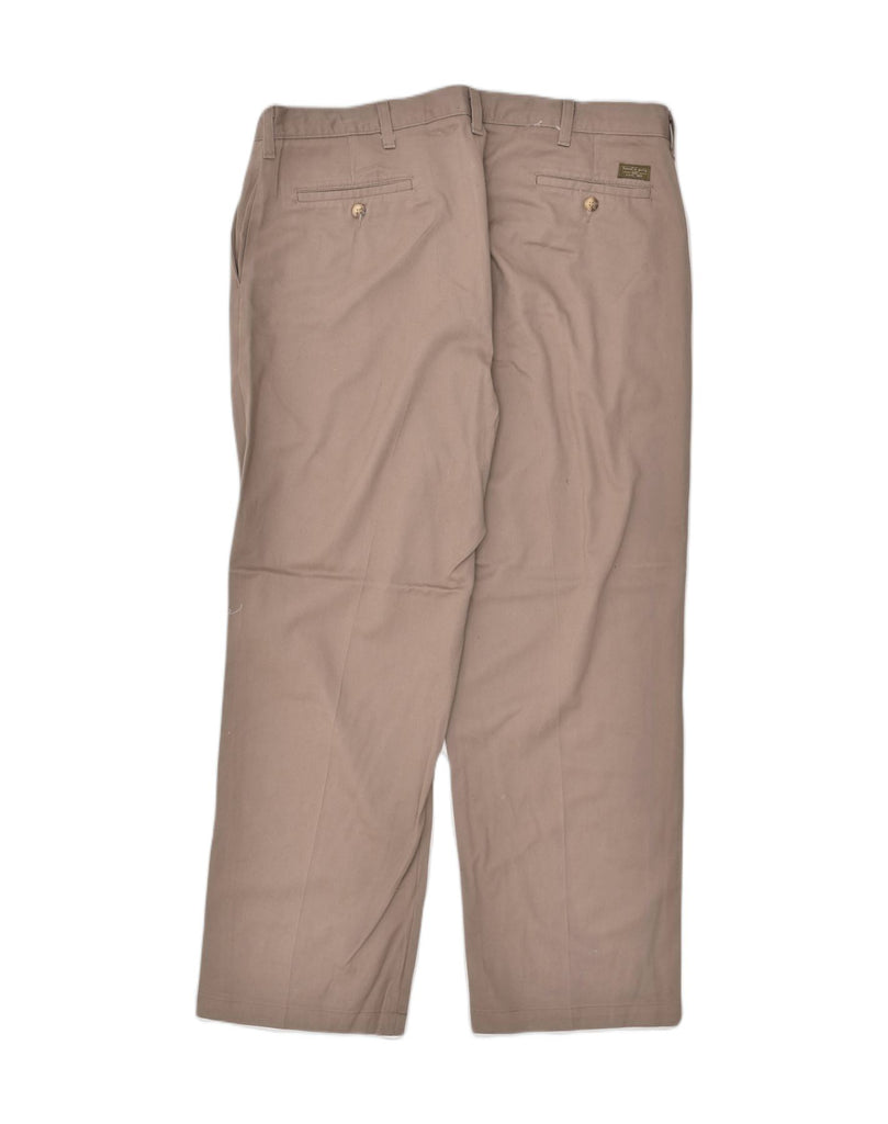 LEE Mens Straight Chino Trousers W38 L29  Brown Cotton | Vintage Lee | Thrift | Second-Hand Lee | Used Clothing | Messina Hembry 