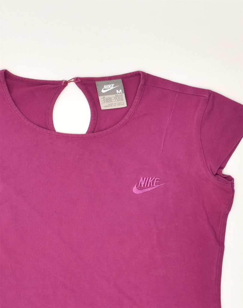 NIKE Womens Blouse Top UK 10/12 Medium Pink | Vintage Nike | Thrift | Second-Hand Nike | Used Clothing | Messina Hembry 