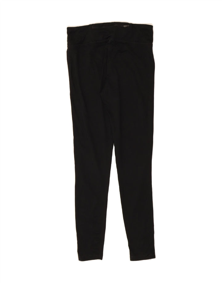 NIKE Womens Dri Fit Tracksuit Trousers UK 12 Medium Black Polyester Vintage Nike and Second-Hand Nike from Messina Hembry 