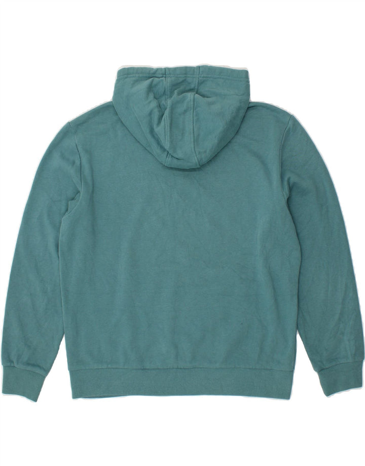 MOUNTAIN WAREHOUSE Womens Graphic Hoodie Jumper UK 12 Medium Green Cotton | Vintage Mountain Warehouse | Thrift | Second-Hand Mountain Warehouse | Used Clothing | Messina Hembry 