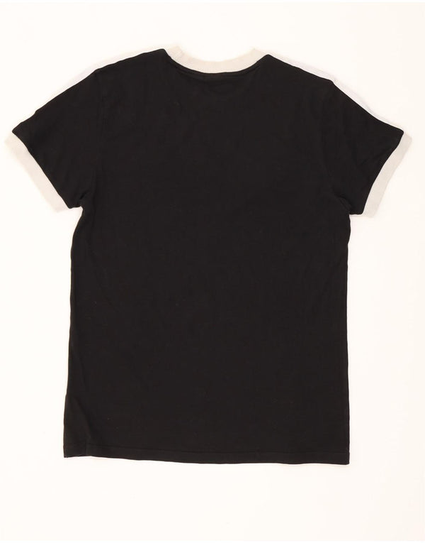 Adidas Womens Loose Fit T-Shirt Top UK 8 Small Black